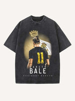 Gareth Bale Print Round Neck T-shirt