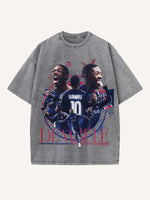 Ousmane Dembélé Print Round Neck T-shirt