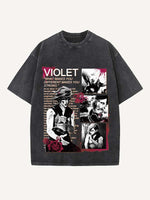 Arcane Print Round Neck T-shirt