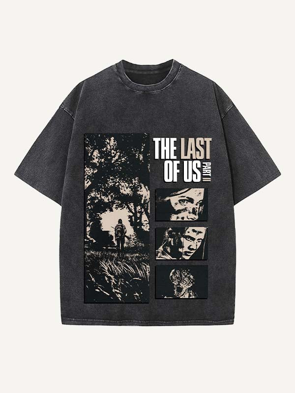 The Last of Us Print Round Neck T-shirt