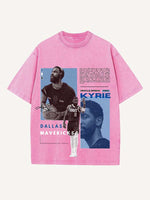 Kyrie Irving Print Round Neck T-shirt