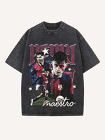 Pedri Print Round Neck T-shirt