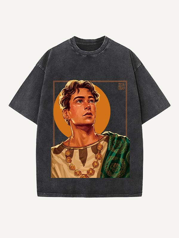 George Russell Print Round Neck T-shirt