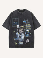 Fernando Alonso Print Round Neck T-shirt