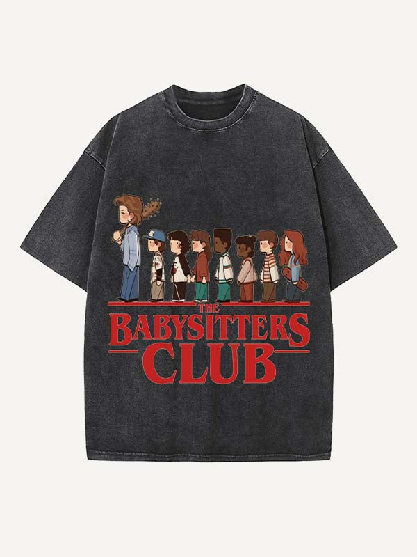 Stranger Things Print Round Neck T-shirt