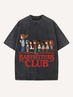 Stranger Things Print Round Neck T-shirt