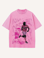 Paul Pogba Print Round Neck T-shirt