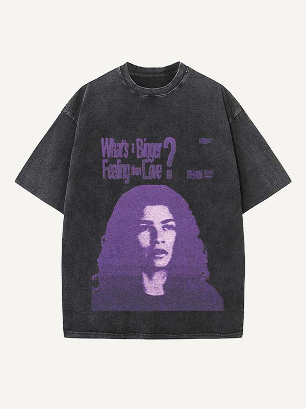 Euphoria Print Round Neck T-shirt