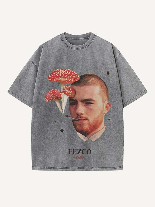 Euphoria Print Round Neck T-shirt