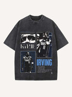 Kyrie Irving Print Round Neck T-shirt