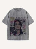 Paolo Maldini Print Round Neck T-shirt