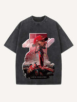 Lewis Hamilton Print Round Neck T-shirt