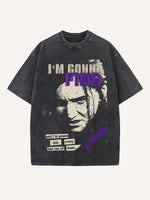 The Last of Us Print Round Neck T-shirt