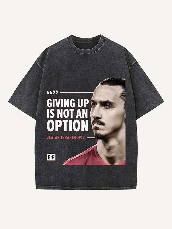 Zlatan Ibrahimović Print Round Neck T-shirt
