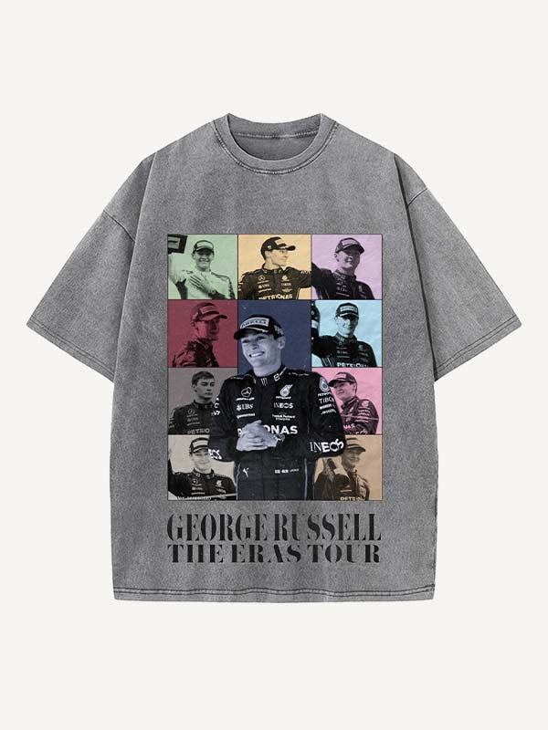 George Russell Print Round Neck T-shirt