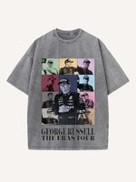 George Russell Print Round Neck T-shirt