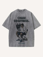 Ousmane Dembélé Print Round Neck T-shirt