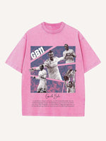 Gareth Bale Print Round Neck T-shirt