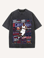 Chris Paul Print Round Neck T-shirt