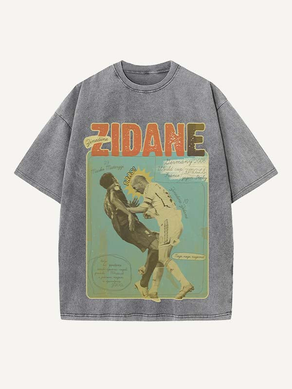 Zizou Print Round Neck T-shirt