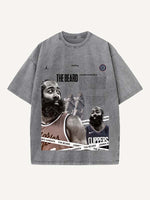 James Harden Print Round Neck T-shirt