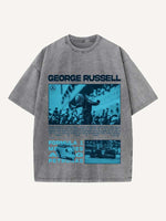 George Russell Print Round Neck T-shirt