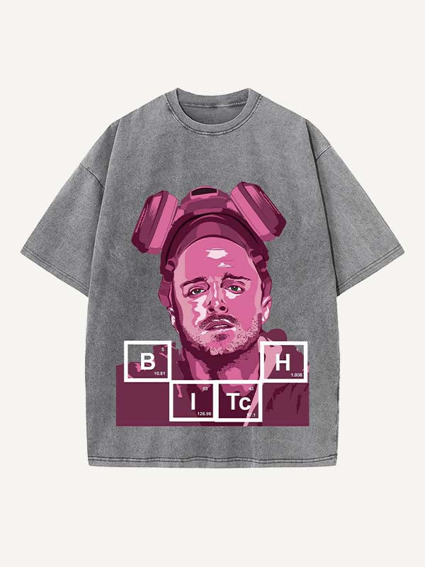 Breaking Bad Print Round Neck T-shirt