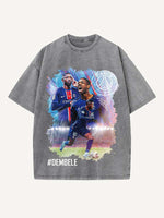 Ousmane Dembélé Print Round Neck T-shirt