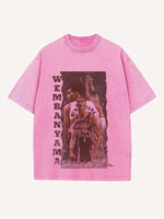 Victor Wembanyama Print Round Neck T-shirt