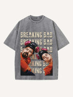 Breaking Bad Print Round Neck T-shirt
