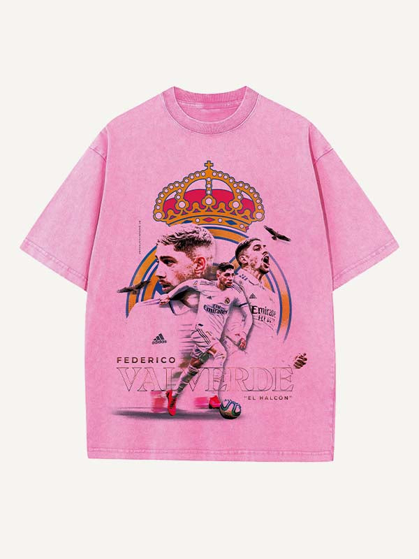 Federico Valverde Print Round Neck T-shirt