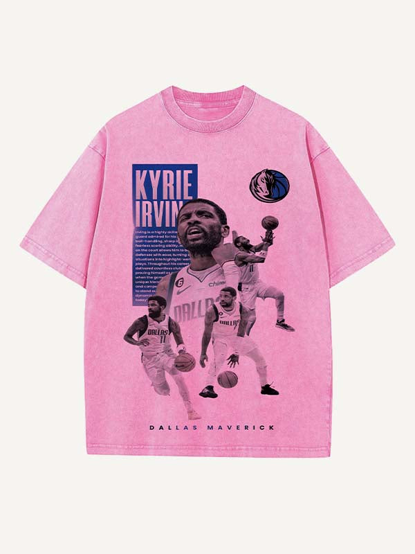 Kyrie Irving Print Round Neck T-shirt