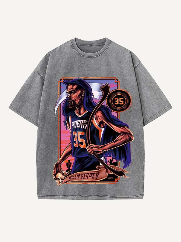 Kevin Durant Print Round Neck T-shirt