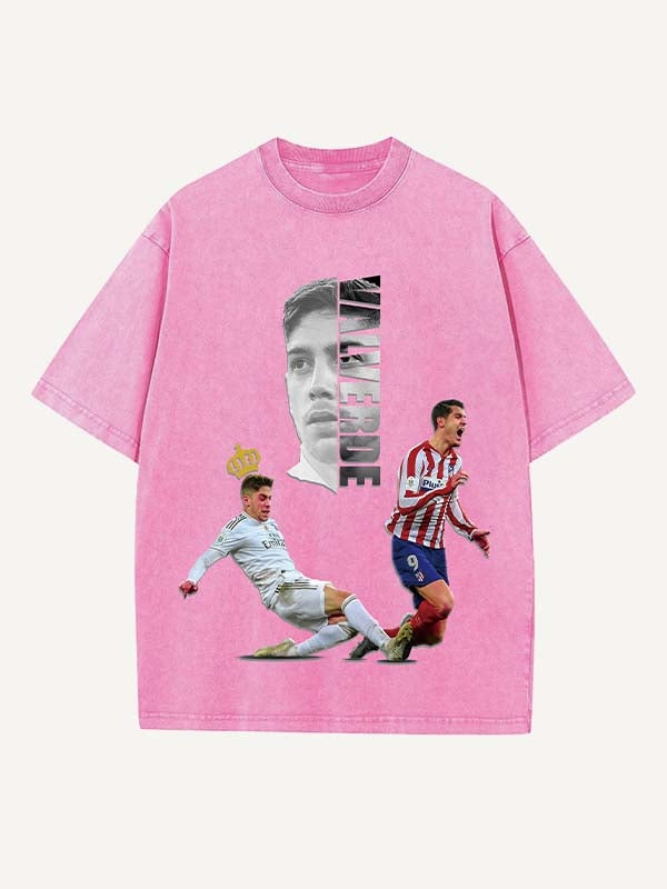 Federico Valverde Print Round Neck T-shirt