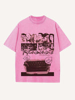 Friends Print Round Neck T-shirt