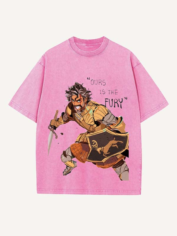 A Knight of the Seven Kingdoms Print Round Neck T-shirt