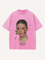Euphoria Print Round Neck T-shirt