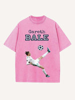 Gareth Bale Print Round Neck T-shirt