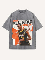 Kevin Durant Print Round Neck T-shirt