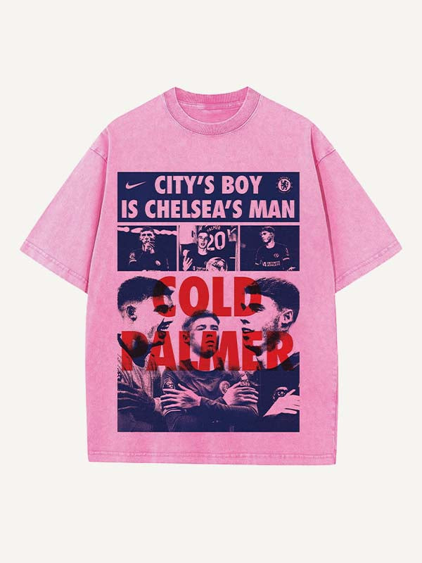 Cole Palmer Print Round Neck T-shirt
