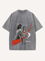 Chris Paul Print Round Neck T-shirt