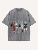 Euphoria Print Round Neck T-shirt