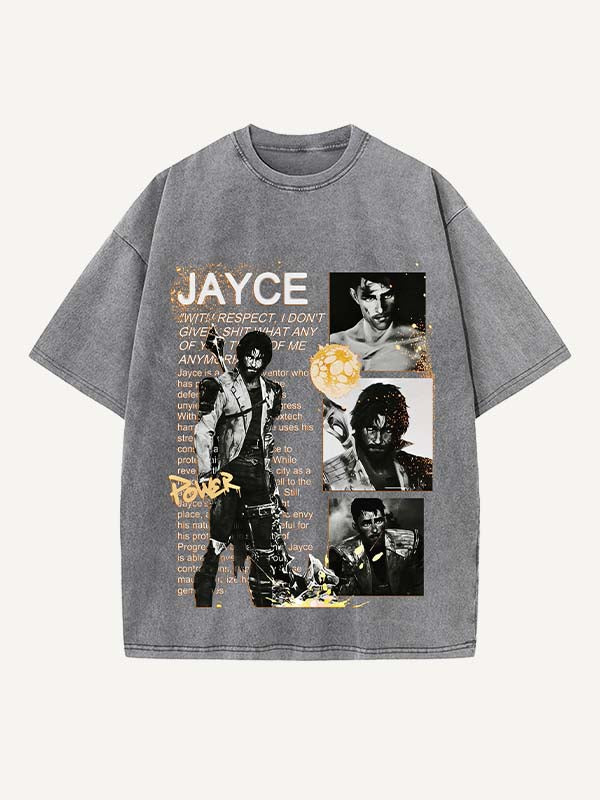 Arcane Print Round Neck T-shirt