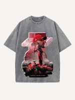 Lewis Hamilton Print Round Neck T-shirt