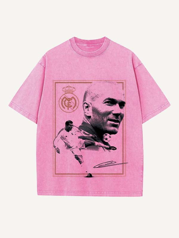 Zizou Print Round Neck T-shirt