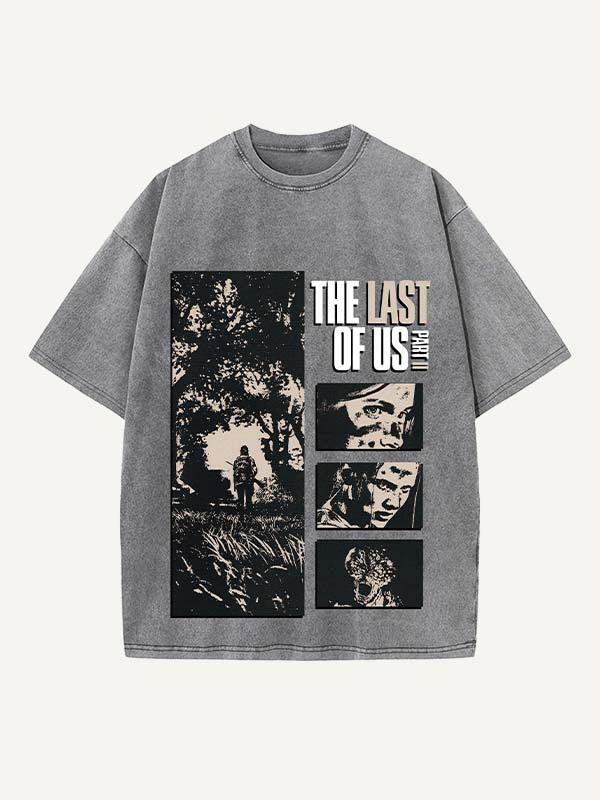 The Last of Us Print Round Neck T-shirt