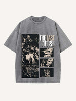 The Last of Us Print Round Neck T-shirt