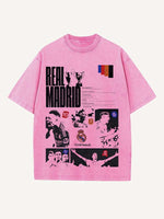 Real Madrid Print Round Neck T-shirt