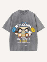 Friends Print Round Neck T-shirt