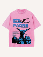 Fernando Alonso Print Round Neck T-shirt